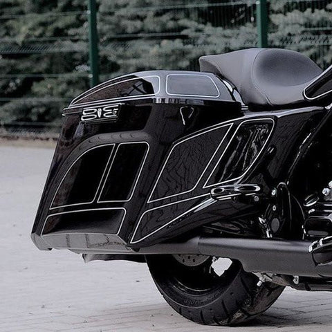 Stretched Extended Touring Side Covers 2009-2013 "Gazelle"
