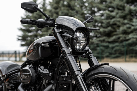 "Aggressor" Series Softail M8 Breakout FXBR FXBRS Headlight Fairing 2018-2024