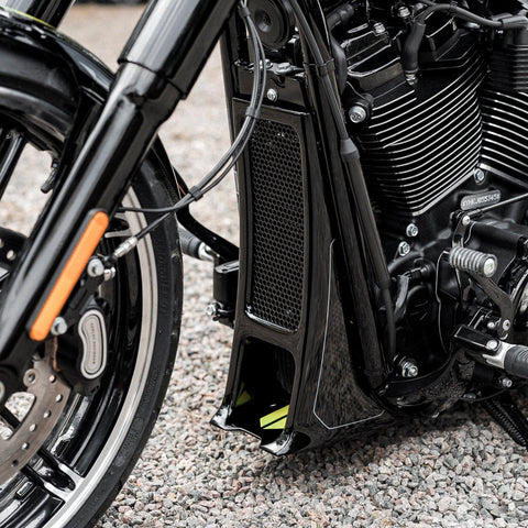 "Aggressor" Series Softail M8 Radiator Cover 2018-2025