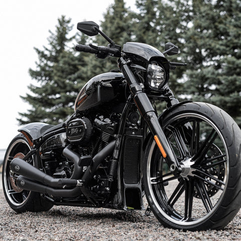 "Aggressor" Series Softail M8 Radiator Cover 2018-2025