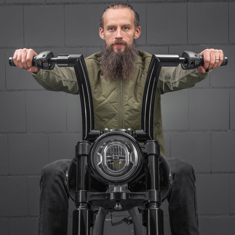 Monarch 2" Fat Bars – Built for Harleys with 1.25" Risers