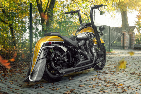 7.5" Stretch Softail M8 Rear Fender 2018-2025