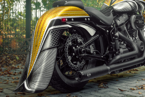 7.5" Stretch Softail M8 Rear Fender 2018-2025
