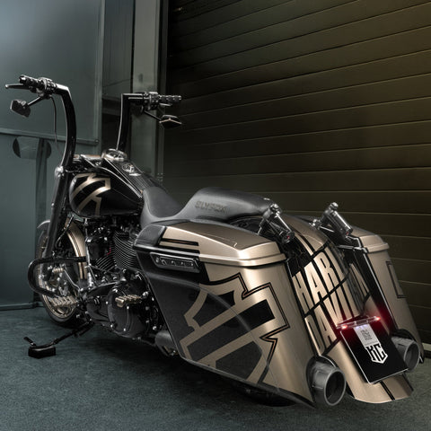 Road King “Killer Bull” 2" Fat Handlebars with 1.25" Riser Clamps