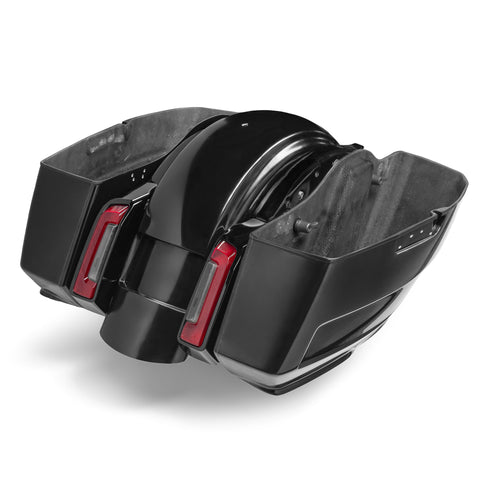 2024–2025 Touring Saddlebags & Rear Fender Kit – Edge Line Series with US Plate Recess