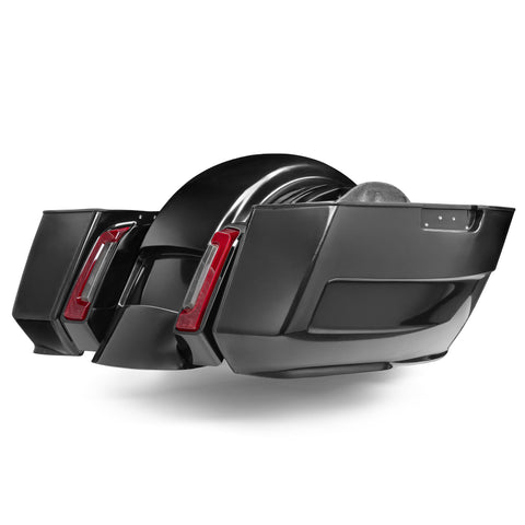 2024–2025 Touring Saddlebags & Rear Fender Kit – Edge Line Series with US Plate Recess