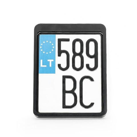 Lithuanian H-D "Blind Hole" License Plate Holder